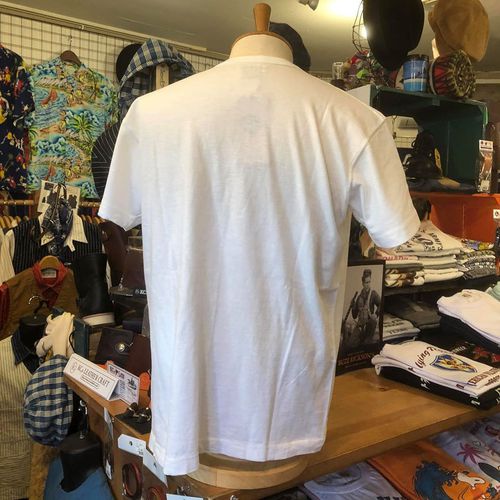 BUZZ RICKSONS×SUN SURF S/S Tee ONE PUKA PUKA CLUB WHITE