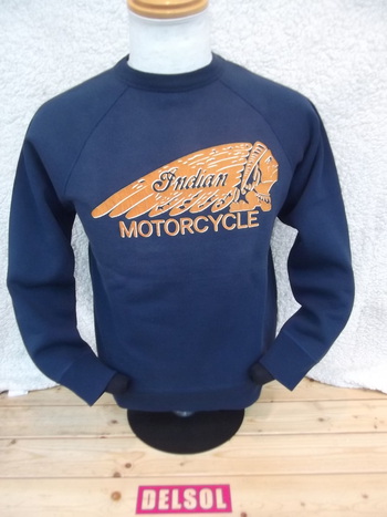 バイカー必見！INDIAN 『RAGLAN CREW SWEAT【INDIAN FACE 】