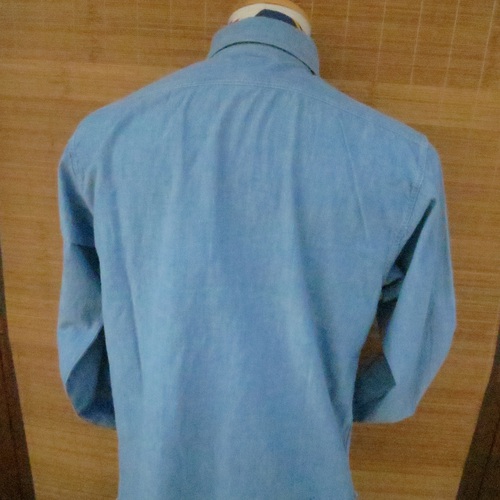 BUZZ RICKSONS BLUE CHAMBRAY L/S WORK SHIRT 『CVA-38』STENCIL