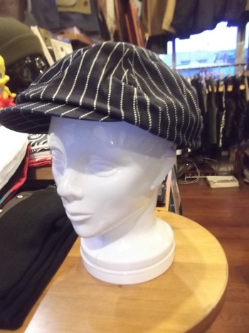 大人気モデル!SUGAR CANE 『WABASH STRIPE APPLEJACK CAP』