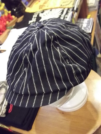 大人気モデル!SUGAR CANE 『WABASH STRIPE APPLEJACK CAP』