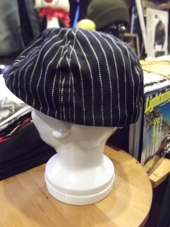 大人気モデル!SUGAR CANE 『WABASH STRIPE APPLEJACK CAP』