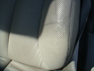 ベンツ CL600 パンチングレザーシート修理(リペア)