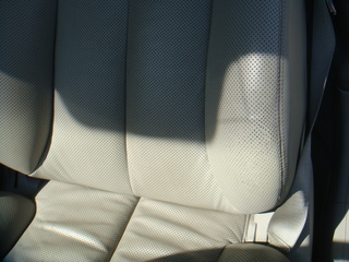 ベンツ CL600 パンチングレザーシート修理(リペア)