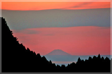 望遠富士山