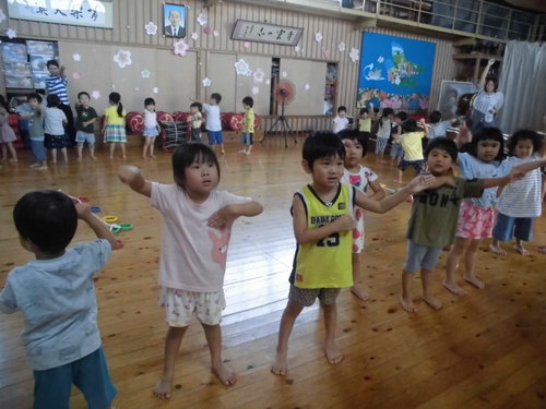 運動会の練習