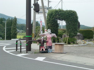 阿蘇の夕日と牛たち