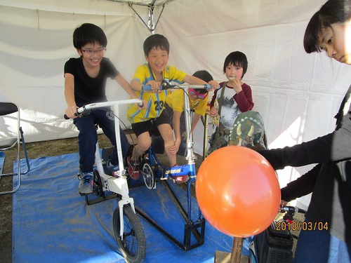 自転車発電がおもしろい