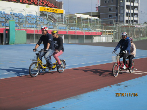 タンデム自転車試乗会