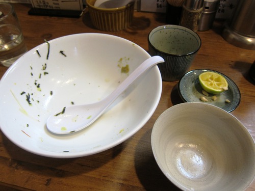 麺処 びぎ屋　(学芸大学)　白醤油の和えそば