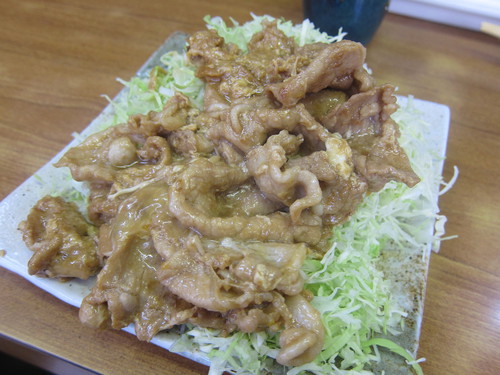 光楽亭 (大森)　肉シヨーガヤキ+ライス(小)