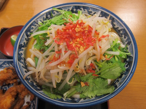 麦の城 (大森)　こく旨パクチーうどん