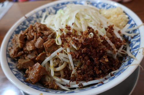 ラーメン ぶぅさん (荏原中延) 油そばと濃厚つけ麺