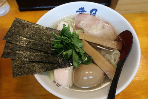 らぁめん 葉月 (雪が谷大塚)　汐ワンタン麺
