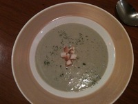 冷製シリーズその1　そら豆のポタージュ