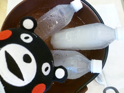 美肌効果に天然水だ・モン！！