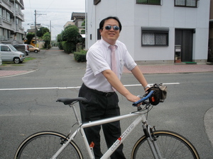 自転車で運を 転ばし一ヶ月で5k減