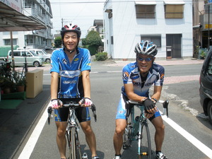一緒に走ろう気分は一流選手