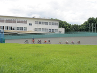 競輪場 バンクにチャレンジ