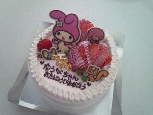 Happy Sweets Hana Asucafe マイメロのバースデーケーキ