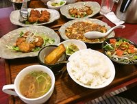 【中華厨屯知(ちゅうかちゅうとんち)】さんでランチ★メインを四種類味わえた(*´∨`*)