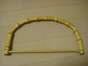 でかバッグの前途多難・・bamboo handle