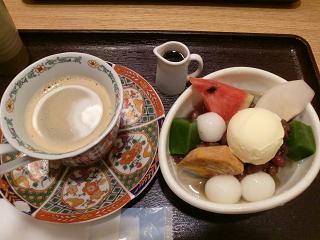 二次会は上通り【あまみや】の甘味♪