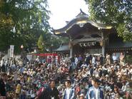 宇土秋季大祭「西岡神宮」境内・・・