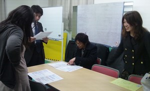 講座が終わっても…。