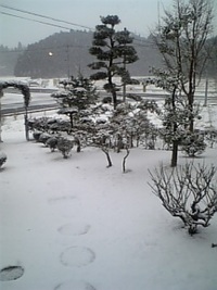 雪の山都町です～(T_T)
