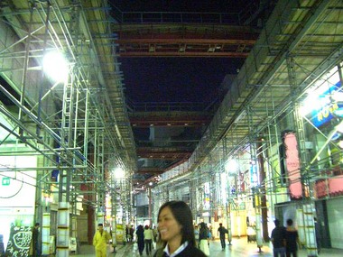 橋のような足場