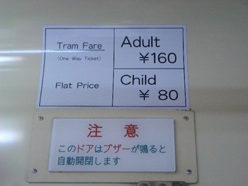 芝生の中の電車