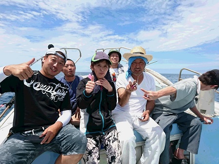 堀口、尾崎御一行様! 堀口、尾崎御一行様!