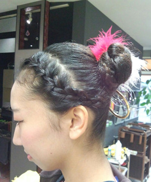 お祭りヘアー お祭りヘアー