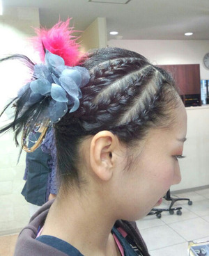 お祭りヘアー お祭りヘアー