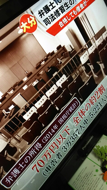 弁護士も稼げない時代になりました!