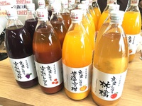 ストレートジュースも勢ぞろい