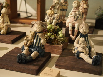 陶人形作家にしだみき　土のカタチ 展（2016.8/23-8/28）