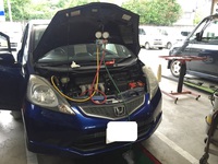 【整備日誌】ホンダ　フィットＲＳ　ＧＥ８　エアコン不良（冷えない） 2015/06/17 19:49:33