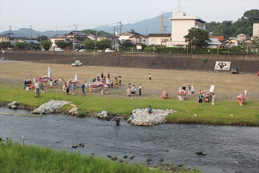 御船町 精霊流し