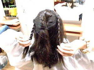 簡単 ヘアアレンジ(3分)