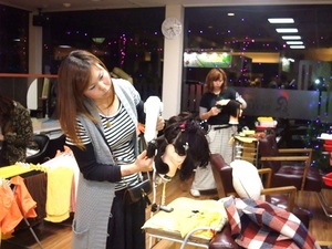スタッフ 練習中☆
