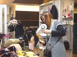 スタッフ 練習中☆
