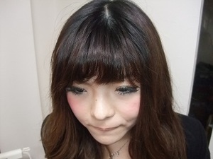 前髪パーマ