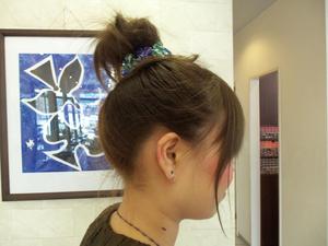 簡単ヘアアレンジ~おだんご編~