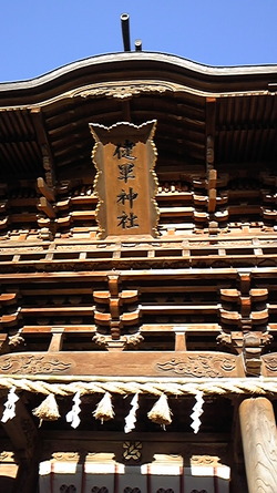 健軍神社の桜