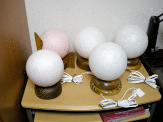 友人の作品・照明器具