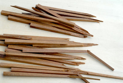 鉄木の削り箸