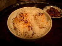 土でお米を炊く♪