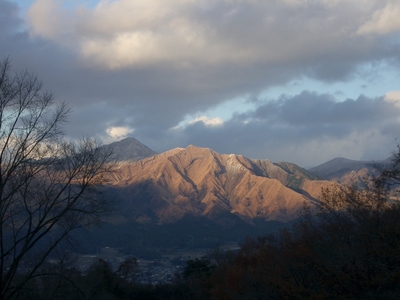 澄んだ空気と阿蘇の山♪